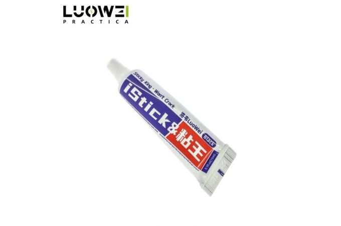 Клей-герметик LUOWEI iStick (15 мл) черный (антикоррозийный, быстроотверждаемый)