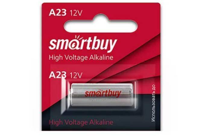 Батарейка алкалиновая Smartbuy A23 BL1 блистер цена за 1шт