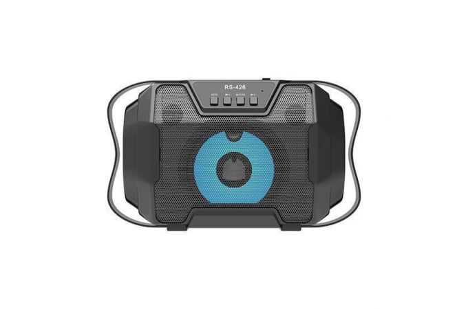 Портативная беспроводная колонка JBK-426 (серо-синий)