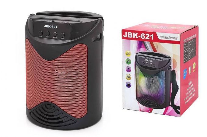 Портативная беспроводная колонка JBK-621 (красный)