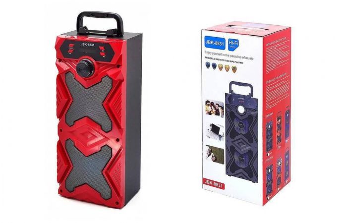 Портативная беспроводная колонка JBK-8831 (красный)