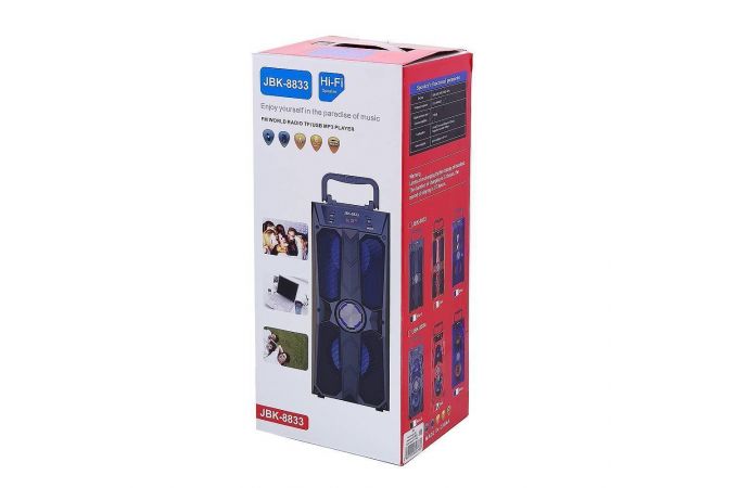 Портативная беспроводная колонка JBK-8834 (красный)