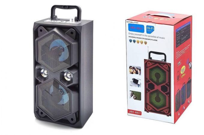 Портативная беспроводная колонка JBK-8837 (черный)