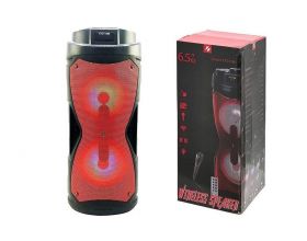 Портативная беспроводная колонка KTS-1086 (черно-красный)