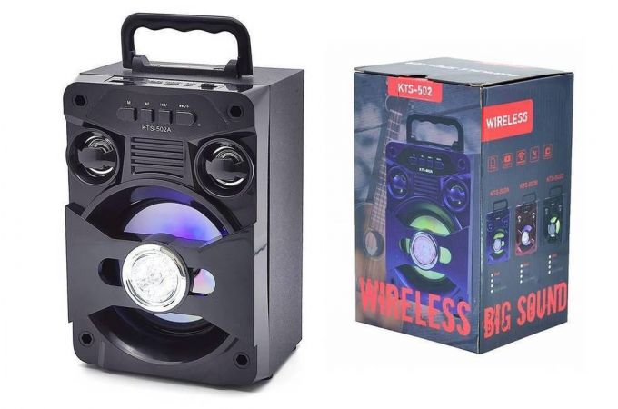 Портативная беспроводная колонка KTS-502A (черный)