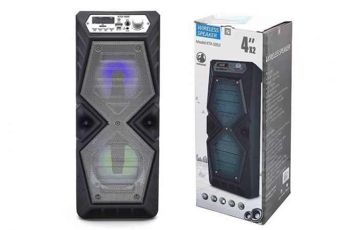Портативная беспроводная колонка KTX-1052 (черный)
