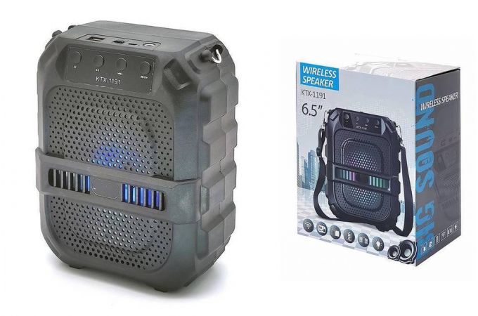 Портативная беспроводная колонка KTX-1191 (серый)