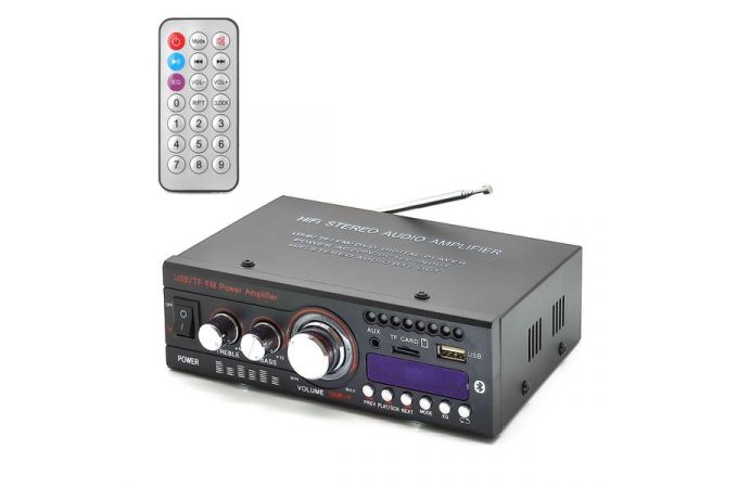 Усилитель звука Kentiger HY806 (2х20Вт, USB, TF, FM, bluetooth)