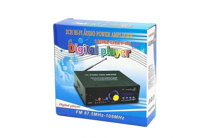 Усилитель звука Kentiger HY806 (2х20Вт, USB, TF, FM, bluetooth)