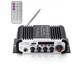 Усилитель звука Kentiger HY-V11 (2х15Вт, USB, TF, FM, bluetooth)