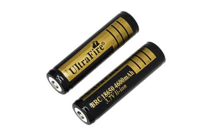 Аккумулятор UltraFire 18650 (4600mA, 3,7В) (УПАКОВКА 2ШТ)