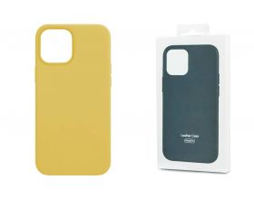 Чехол для iPhone 12 (5.4) Leather Case (золотистый)