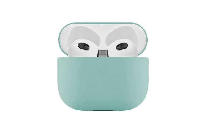 Чехол для наушников AirPods 3 Copy orig. (мятный)