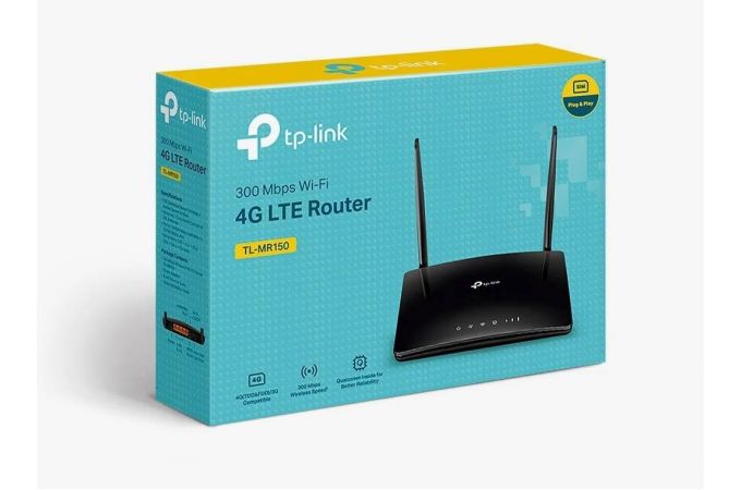 Wi-Fi роутер TP-Link TL-MR150 4G/LTE 802.11n, 2.4 ГГц, 300 Мбит/с, 4xLAN