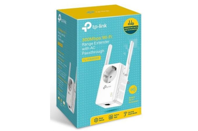 Усилитель Wi-Fi сигнала TP-Link TL-WA860RE 2.4 ГГц; 300 Мбит/с.; 20 дБм