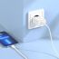 Сетевое зарядное устройство USB-C + кабель Lightning - Type-C BOROFONE BA71A  charger PD20W  (белый)