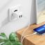 Сетевое зарядное устройство 2USB + USB-C + кабель Lightning - Type-C BOROFONE BA70A Resource charger PD20W+QC3.0 (белый)