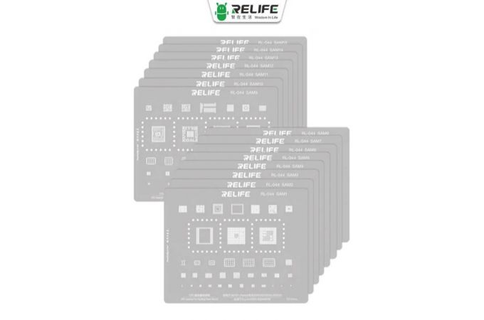 Трафарет BGA RELIFE RL-044 SAM12  Qualcomm 865 SM8250/ Exynos990 0.12MM