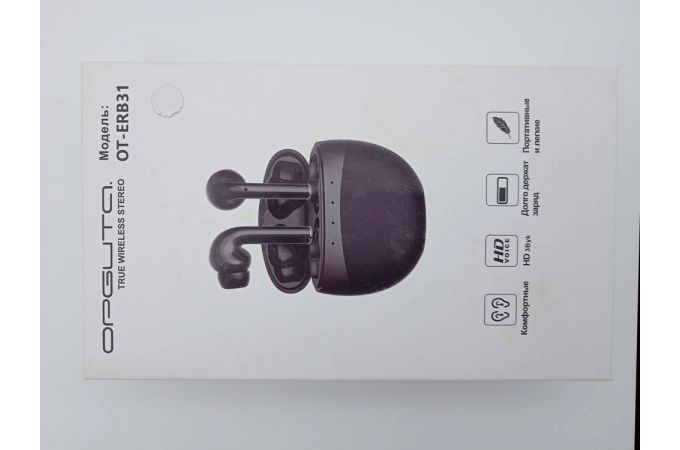 Наушники вакуумные беспроводные Орбита OT-ERB31 Bluetooth (белый) (УЦЕНКА! ПОСЛЕ РЕМОНТА)