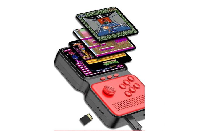 Портативная игровая приставка Орбита OT-TYG06 Красная (8/16/32 bit)