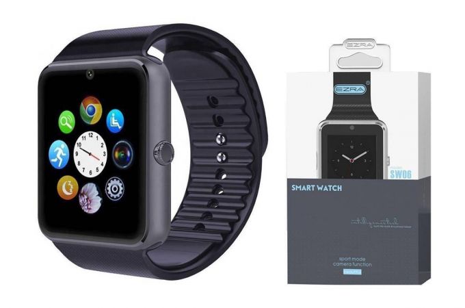 Смарт часы EZRA SW06 (черный)
