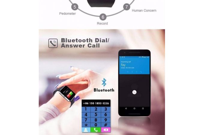 Смарт часы EZRA SW06 (черный)