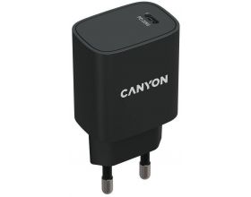 Сетевое зарядное устройство USB Canyon H-20B02 (черный)