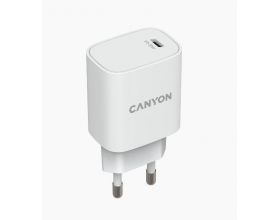 Сетевое зарядное устройство USB Canyon H-20W02 (белый)