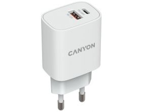 Сетевое зарядное устройство USB Canyon H-20W04 (белый)
