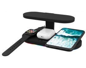 Беспроводное зарядное устройство 5 в 1 Canyon WS-501 (черный)