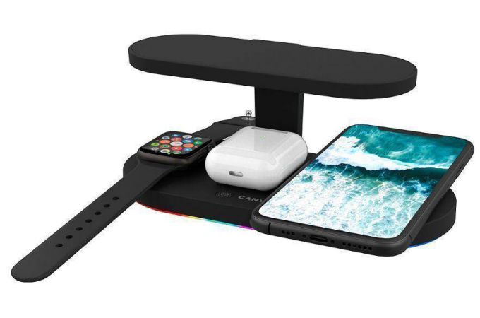 Беспроводное зарядное устройство 5 в 1 Canyon WS-501 (черный)