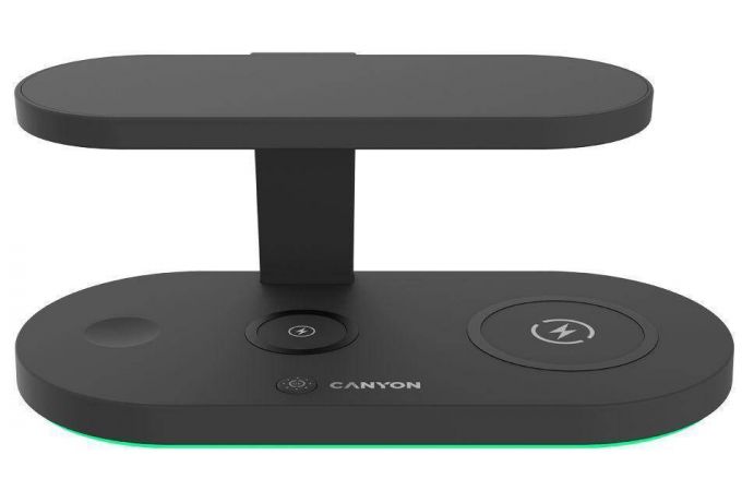 Беспроводное зарядное устройство 5 в 1 Canyon WS-501 (черный)