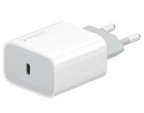 Сетевое зарядное устройство USB Deppa (11377) USB-C, Power Delivery, 25 Вт, (белый)