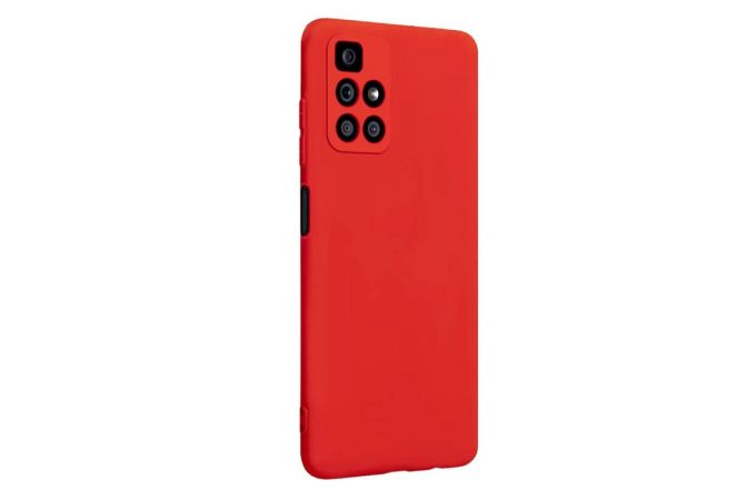 Чехол для Xiaomi Redmi 10C тонкий (красный)