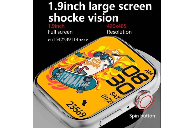 Смарт часы WS27 45 mm черные