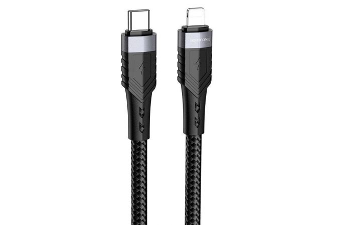 Кабель USB Type-C - Lightning BOROFONE BU35 PD (черный)