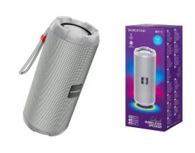 Портативная беспроводная колонка BOROFONE BR15 Smart sports BT speaker (серый)