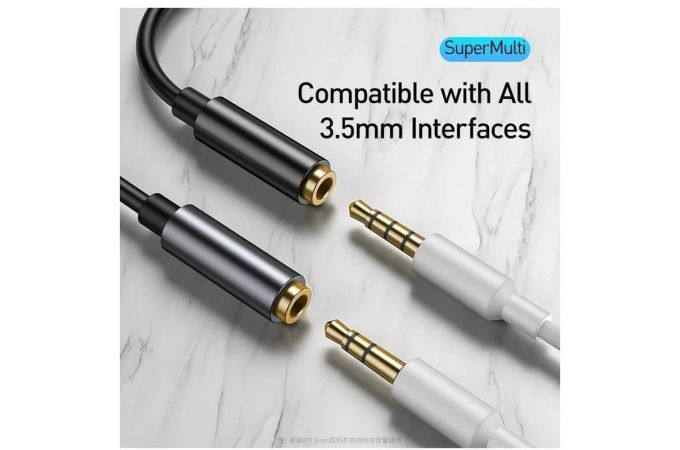 Переходник/адаптер Baseus Type-C Male to 3.5mm Female L54 (чёрный)