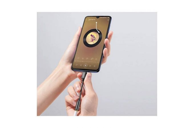 Переходник/адаптер Baseus Type-C Male to 3.5mm Female L54 (чёрный)