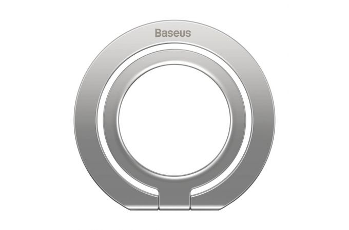 Держатель для телефона Baseus Halo Series кольцо, складной (серебристый)