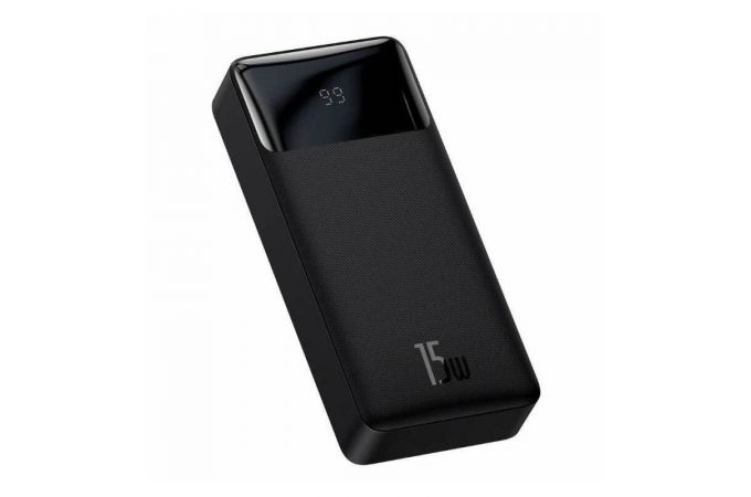 Универсальный дополнительный аккумулятор Power Bank Baseus Bipow Digital Display Power Bank 20000mAh 15W Black Overseas Edition (черный)