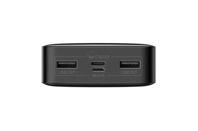 Универсальный дополнительный аккумулятор Power Bank Baseus Bipow Digital Display Power Bank 20000mAh 15W Black Overseas Edition (черный)