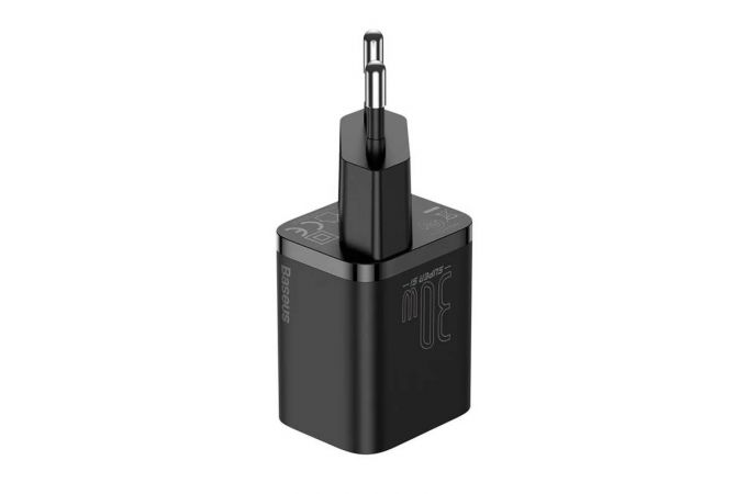 Сетевое зарядное устройство USB-C Baseus Super Si quick charger IC 30W EU (черное)