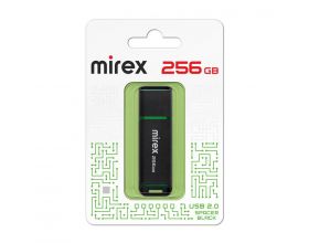 Флешка USB 2.0 Mirex SPACER BLACK 256GB (ecopack)