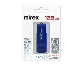 Флешка USB 3.0 Mirex SWIVEL DEEP BLUE 128GB  (ecopack)