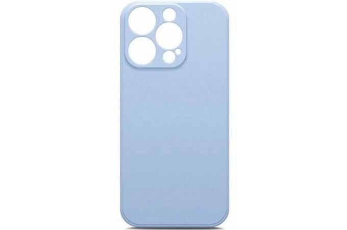 Чехол BoraSCO Soft Touch iPhone 14 Pro лавандовый силиконовый с микрофиброй