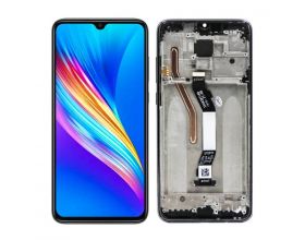Дисплей для Xiaomi Redmi Note 8 Pro (M1906G7T) в сборе с тачскрином + рамка (черный)