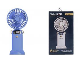 Вентилятор WALKER WFAN-53, регулировка наклона, дисплей, синий