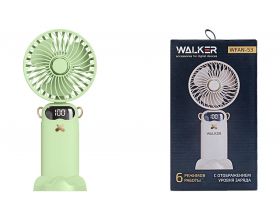 Вентилятор WALKER WFAN-53, регулировка наклона, дисплей, зеленый