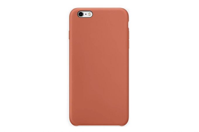 Чехол для iPhone 6 Plus/6S Plus Silicone Case Soft Touch (кораллово-персиковый)